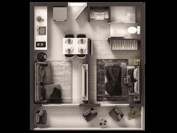 Imagem Imóvel com 2 Quartos à Venda, 40 m² em Morumbi - São Paulo Imagem Imóvel com 2 Quartos à Venda, 40 m² em Morumbi - São Paulo