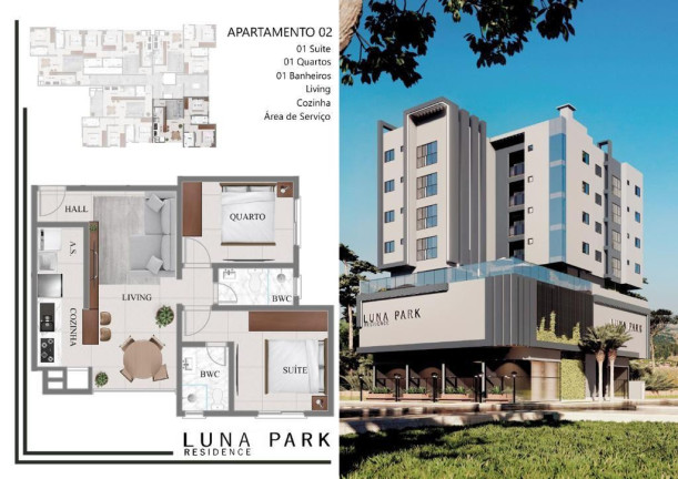 Imagem Apartamento com 2 Quartos à Venda, 65 m² em Nações - Balneário Camboriú Imagem Apartamento com 2 Quartos à Venda, 65 m² em Nações - Balneário Camboriú