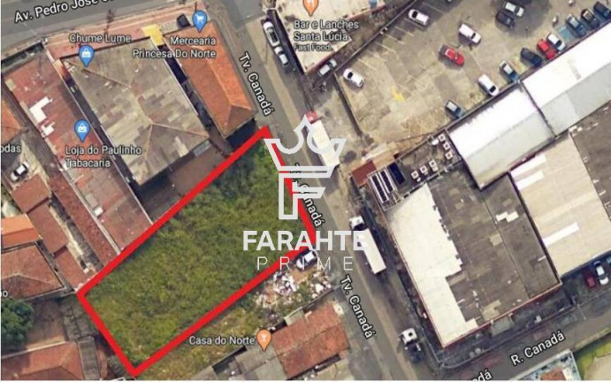 Terreno para Alugar, 833 m² em Vila Paulista - Cubatão