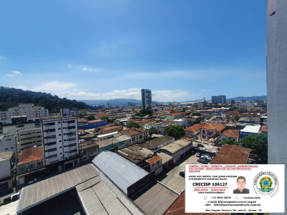 Imagem Sala Comercial para Alugar, 50 m² em Gonzaga - Santos