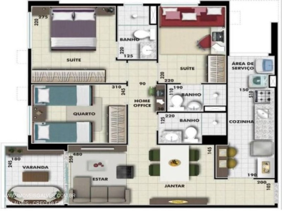 Imagem Apartamento com 3 Quartos à Venda, 69 m² em Jacarepagua - Rio De Janeiro