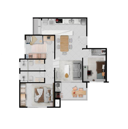 Imagem Apartamento com 3 Quartos à Venda, 75 m² em Rio Madeira - Porto Velho Imagem Apartamento com 3 Quartos à Venda, 75 m² em Rio Madeira - Porto Velho
