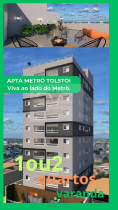 Apartamento com 2 Quartos à Venda, 36 m² em Vila Tolstoi - São Paulo