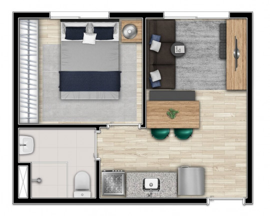 Imagem Imóvel com 1 Quarto à Venda, 32 m² em Bela Vista - São Paulo