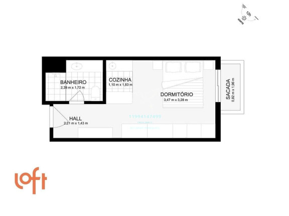 Imagem Apartamento com 1 Quarto à Venda, 26 m² em Moema - São Paulo