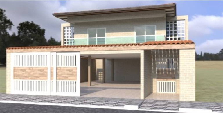 Imagem Sobrado com 2 Quartos à Venda, 53 m² em Tude Bastos - Praia Grande