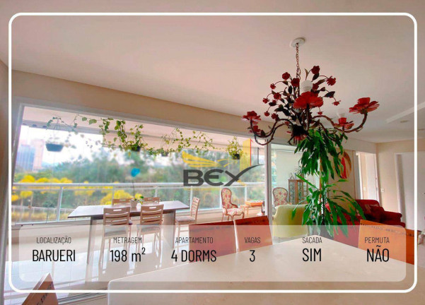Imagem Apartamento com 4 Quartos à Venda, 198 m² em Melville Empresarial Ii - Barueri