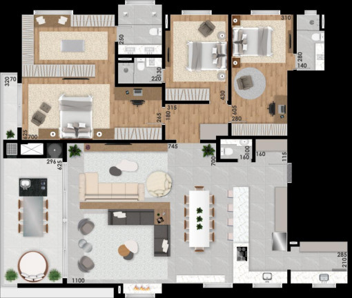 Imagem Apartamento com 3 Quartos à Venda, 106 m² em água Verde - Curitiba