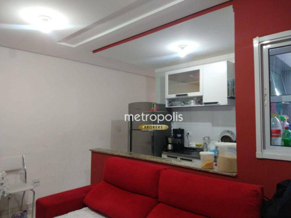 Apartamento com 2 Quartos à Venda, 50 m² em Vila Linda - Santo André