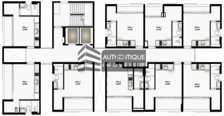 Imagem Apartamento com 1 Quarto à Venda, 38 m² em Brooklin - São Paulo