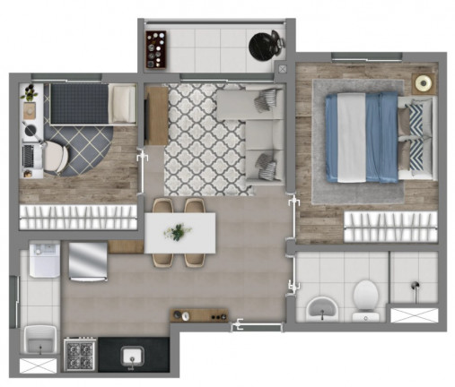 Imagem Imóvel com 2 Quartos à Venda, 36 m² em Vila Guilherme - São Paulo