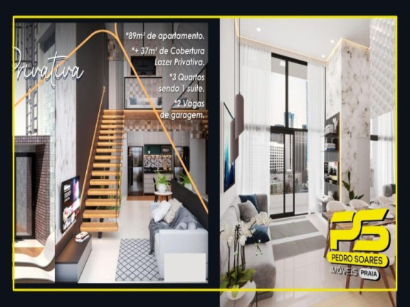 Imagem Apartamento com 2 Quartos à Venda, 52 m² em Bancários - João Pessoa