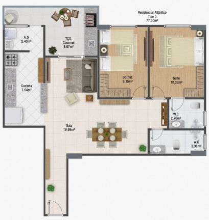 Imagem Apartamento com 2 Quartos à Venda, 72 m² em Vila Guilhermina - Praia Grande Imagem Apartamento com 2 Quartos à Venda, 72 m² em Vila Guilhermina - Praia Grande