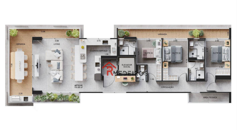 Imagem Apartamento com 3 Quartos à Venda, 150 m² em Canto Do Forte - Praia Grande Imagem Apartamento com 3 Quartos à Venda, 150 m² em Canto Do Forte - Praia Grande