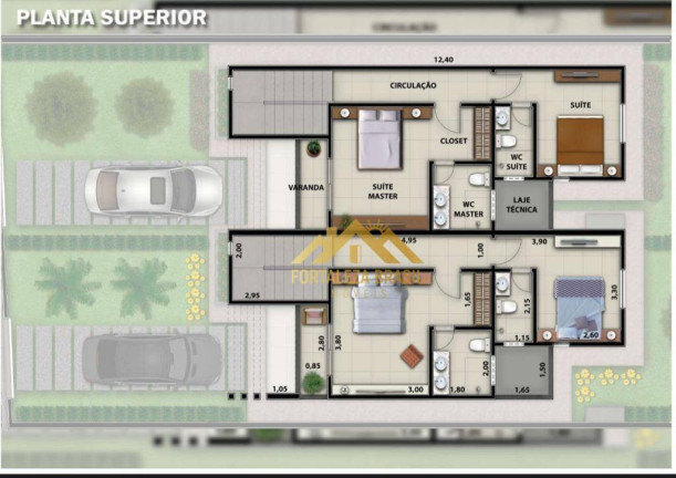 Imagem Imóvel com 3 Quartos à Venda, 100 m² em Coité - Eusébio Imagem Imóvel com 3 Quartos à Venda, 100 m² em Coité - Eusébio