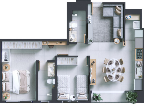 Imagem Apartamento com 3 Quartos à Venda, 165 m² em Setor Bela Vista - Goiânia