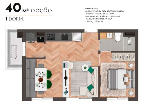 Imagem Apartamento à Venda, 28 m² em Chácara Klabin - São Paulo Imagem Apartamento à Venda, 28 m² em Chácara Klabin - São Paulo