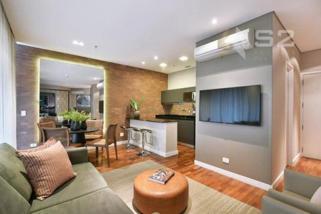 Imagem Apartamento com 1 Quarto para Alugar, 65 m² em Vila Olímpia - São Paulo Imagem Apartamento com 1 Quarto para Alugar, 65 m² em Vila Olímpia - São Paulo