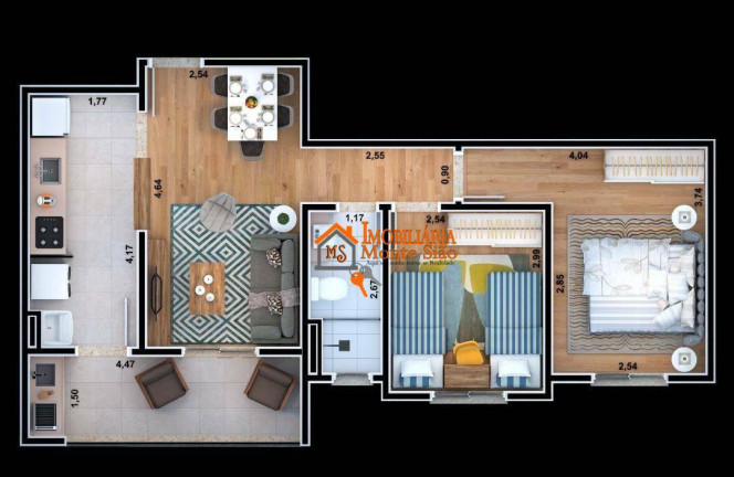 Imagem Apartamento com 2 Quartos à Venda, 47 m² em Vila Nova Bonsucesso - Guarulhos Imagem Apartamento com 2 Quartos à Venda, 47 m² em Vila Nova Bonsucesso - Guarulhos