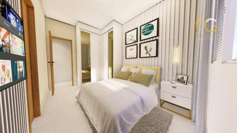 Imagem Apartamento com 1 Quarto à Venda, 51 m² em Vila Guilhermina - Praia Grande