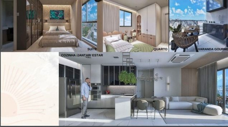 Imagem Apartamento com 2 Quartos à Venda, 48 m² em Intermares - Cabedelo