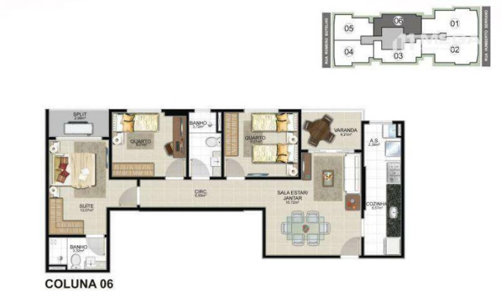Imagem Apartamento com 3 Quartos à Venda, 85 m² em Praia Da Costa - Vila Velha Imagem Apartamento com 3 Quartos à Venda, 85 m² em Praia Da Costa - Vila Velha