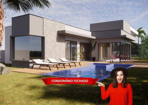 Casa com 4 Quartos à Venda, 297 m² em Condomínio Figueira Garden - Atibaia