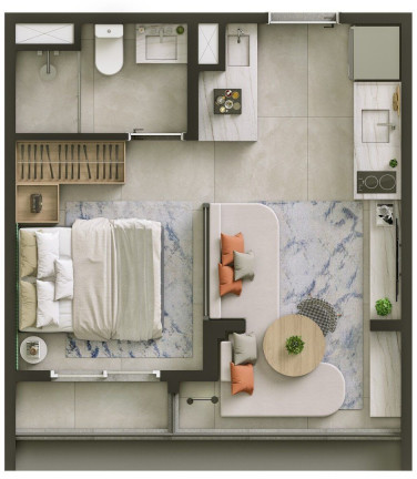 Imagem Apartamento com 1 Quarto à Venda, 29 m² em Cidade Monções - São Paulo Imagem Apartamento com 1 Quarto à Venda, 29 m² em Cidade Monções - São Paulo