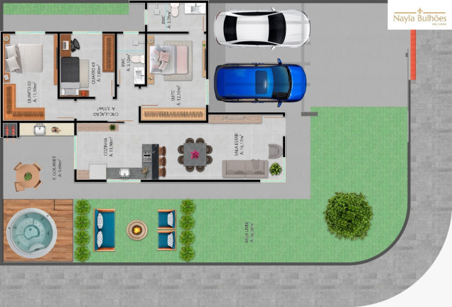 Imagem Casa com 3 Quartos à Venda, 114 m² em Forquilhas - São José