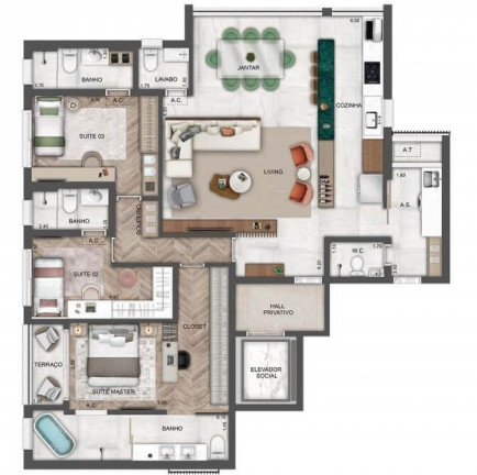 Imagem Apartamento com 2 Quartos à Venda, 88 m² em Perdizes - São Paulo