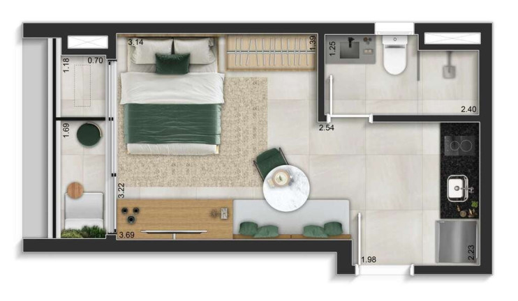 Imagem Apartamento com 1 Quarto à Venda, 62 m² em Bela Vista - São Paulo