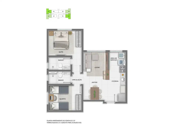 Apartamento com 2 Quartos à Venda, 49 m² em Estoril - Belo Horizonte