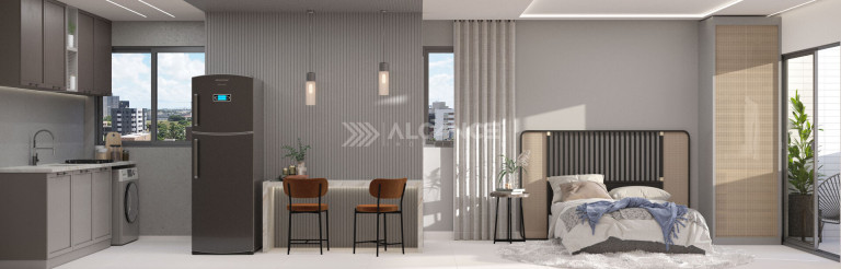 Imóvel com 1 Quarto à Venda, 21 m² em Intermares - Cabedelo