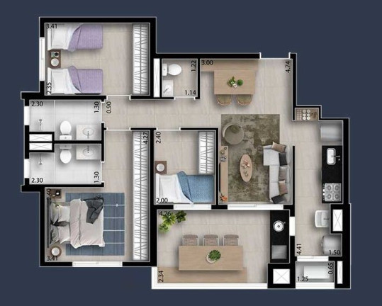 Imagem Apartamento com 2 Quartos à Venda, 58 m² em Vila Yara - Osasco Imagem Apartamento com 2 Quartos à Venda, 58 m² em Vila Yara - Osasco