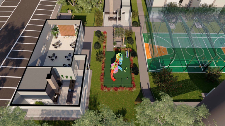 Imagem Imóvel com 2 Quartos à Venda, 44 m² em Forquilhas - São José Imagem Imóvel com 2 Quartos à Venda, 44 m² em Forquilhas - São José