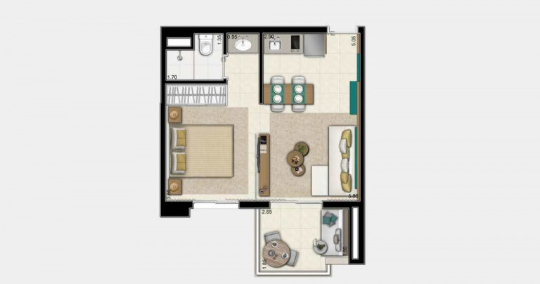 Imagem Apartamento com 1 Quarto à Venda, 60 m² em Bela Vista - São Paulo Imagem Apartamento com 1 Quarto à Venda, 60 m² em Bela Vista - São Paulo