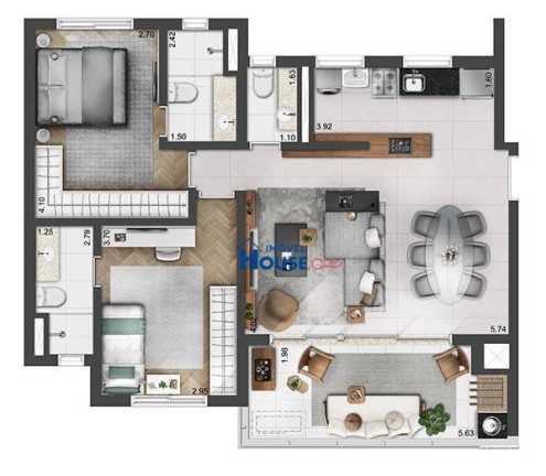 Imagem Apartamento com 2 Quartos à Venda, 87 m² em Perdizes - São Paulo