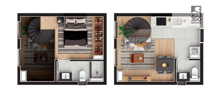 Imagem Apartamento com 1 Quarto à Venda, 38 m² em Cabral - Curitiba Imagem Apartamento com 1 Quarto à Venda, 38 m² em Cabral - Curitiba