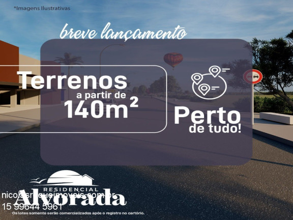 Imagem Terreno à Venda, 140 m² em Residencial Alvorada - Boituva Imagem Terreno à Venda, 140 m² em Residencial Alvorada - Boituva
