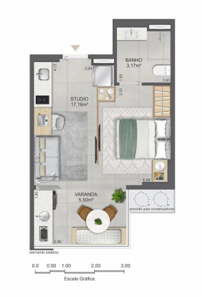 Imagem Imóvel com 1 Quarto à Venda, 30 m² em Icaraí - Niterói