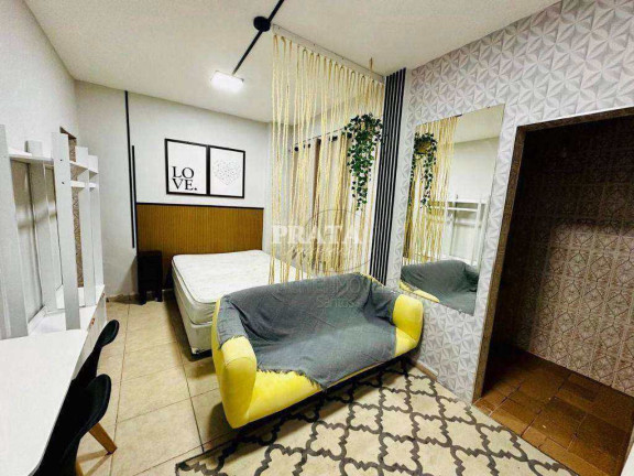 Imagem Apartamento com 1 Quarto para Alugar, 30 m² em Embaré - Santos Imagem Apartamento com 1 Quarto para Alugar, 30 m² em Embaré - Santos