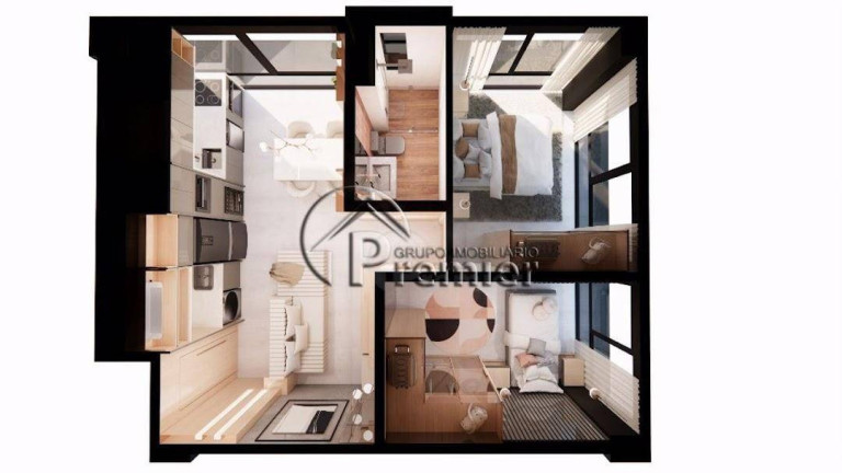 Imagem Apartamento com 1 Quarto à Venda, 40 m² em Centro - Indaiatuba