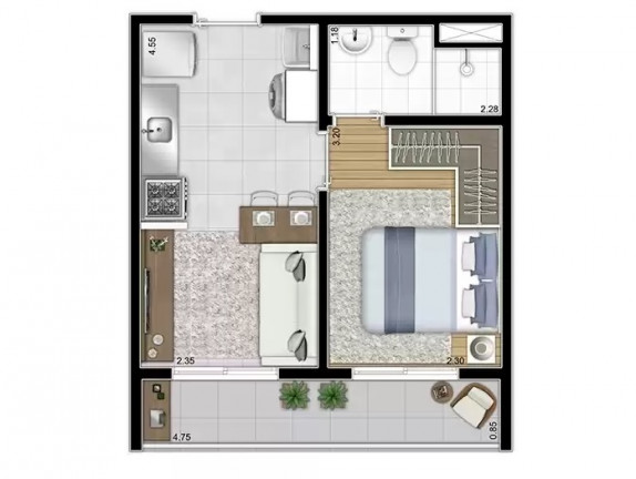 Imagem Apartamento com 1 Quarto à Venda, 27 m² em Penha - São Paulo Imagem Apartamento com 1 Quarto à Venda, 27 m² em Penha - São Paulo