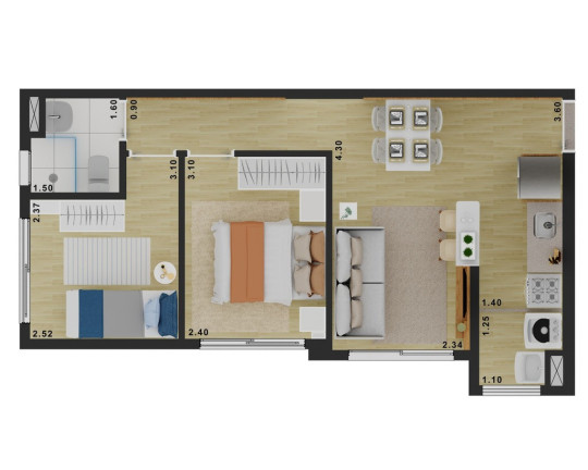 Imagem Imóvel com 1 Quarto à Venda, 29 m² em Mooca - São Paulo