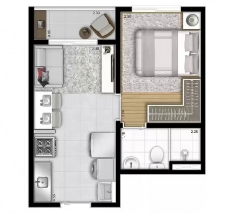 Imagem Imóvel com 1 Quarto à Venda, 26 m² em Vila Mariana - São Paulo