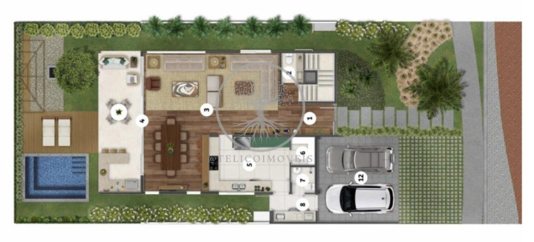 Imagem Casa de Condomínio com 3 Quartos à Venda, 229 m² em Alphaville Dom Pedro - Campinas Imagem Casa de Condomínio com 3 Quartos à Venda, 229 m² em Alphaville Dom Pedro - Campinas