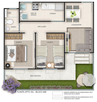 Imagem Imóvel com 2 Quartos à Venda, 41 m² em Guaratiba - Rio De Janeiro