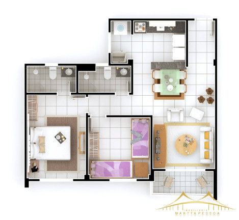 Imagem Apartamento com 2 Quartos à Venda, 64 m² em Nova Parnamirim - Parnamirim Imagem Apartamento com 2 Quartos à Venda, 64 m² em Nova Parnamirim - Parnamirim