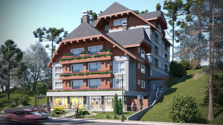 Imagem Apartamento com 1 Quarto à Venda, 75 m² em Lagos Do Bosque - Gramado Imagem Apartamento com 1 Quarto à Venda, 75 m² em Lagos Do Bosque - Gramado