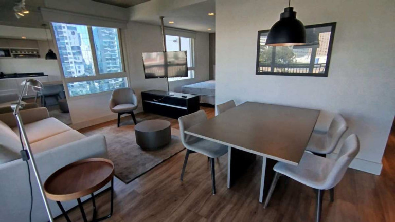 Imagem Apartamento com 1 Quarto para Alugar, 63 m² em Cidade Monções - São Paulo Imagem Apartamento com 1 Quarto para Alugar, 63 m² em Cidade Monções - São Paulo